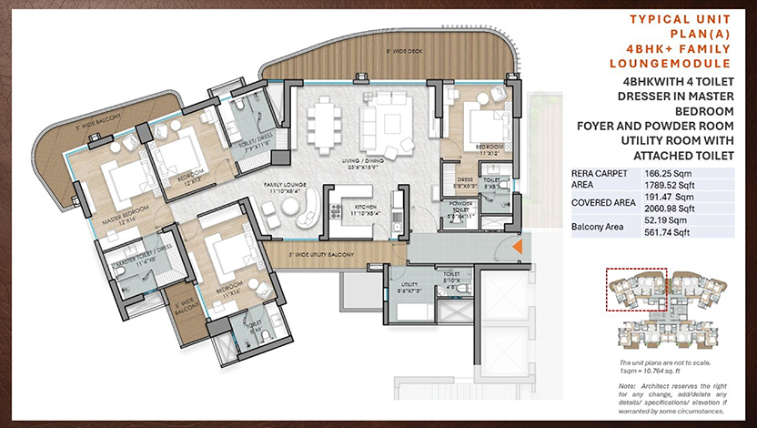 Arihant Seasons — 3 BHK Floor Plan thumbnail